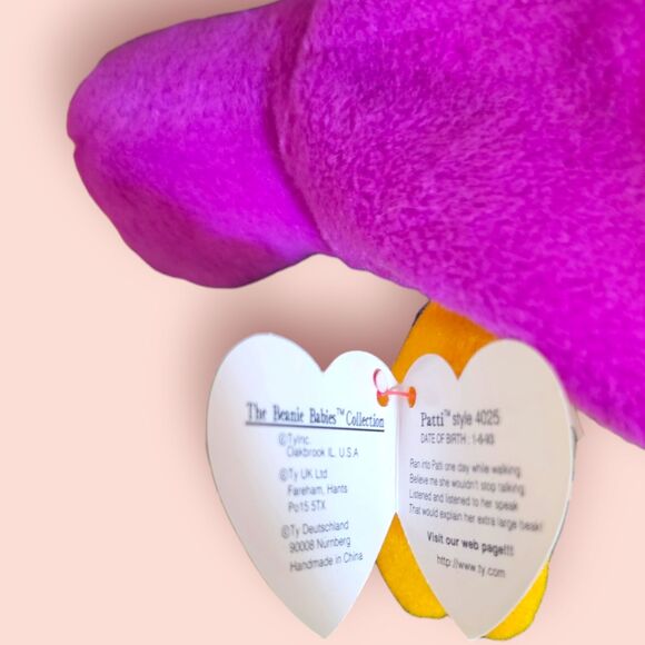 Patti the Platypus Ty with Errors - Picture 6 of 6